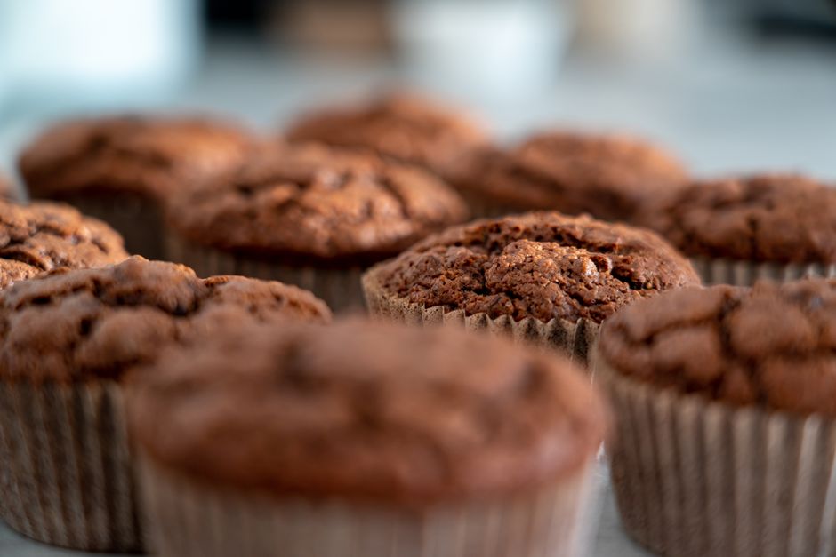 Cupcakes s čokoládovou ganache